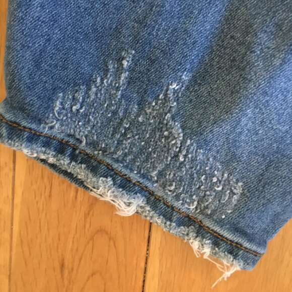 NWOT Judy Blue Distressed High Waist Blue Jeans - Picture 8 of 16